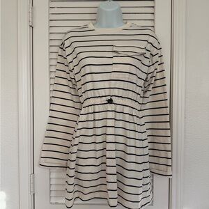 ZARA Girls Striped Dress NWOT Size 13–14 ( 164 sm) Soft Cotton Cute Casual